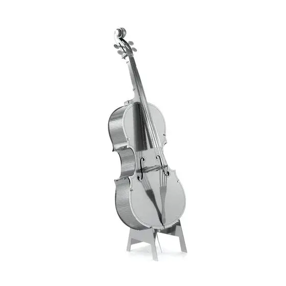 Metal Earth Bass Fiddle Musical Instrument 3D Metal Assembly Kit 1