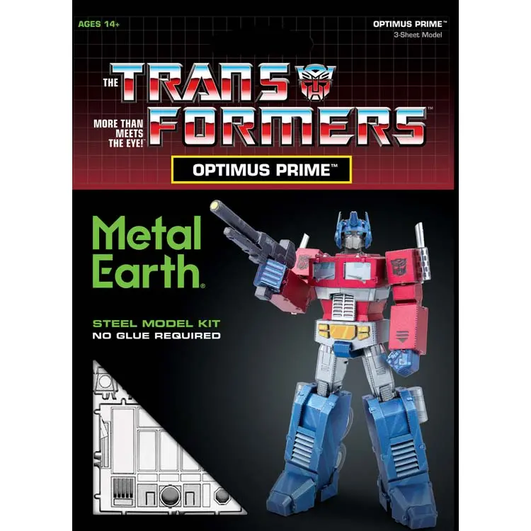Metal Earth Optimus Prime 3D Color-Printed Model Kit – Transformers Collectible 1