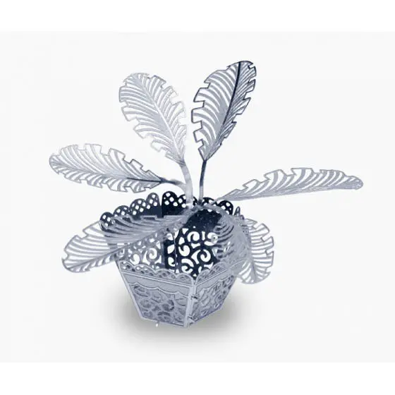 Metal Earth Sago Palm Tree Botanical 3D Laser-Cut Model Kit 1