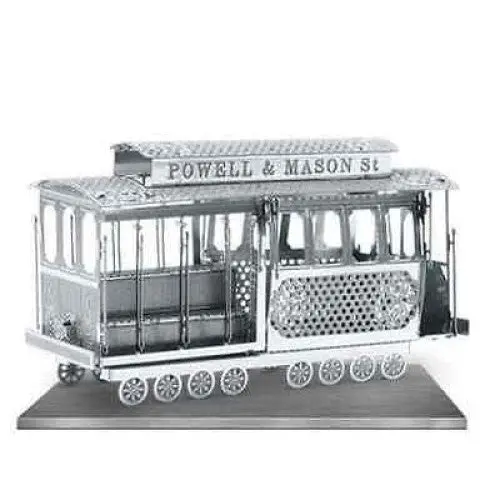 Metal Earth San Francisco Cable Car Historic Transport 3D Kit 1