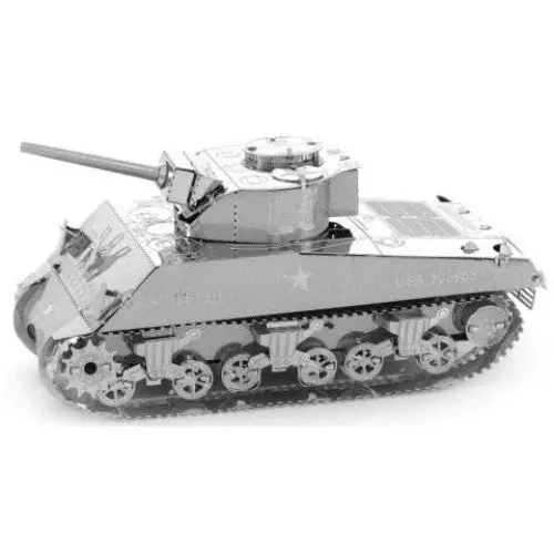 Metal Earth Sherman Tank Wwii Military Vehicle 3D Two-Sheet Kit 1