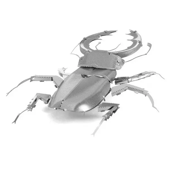 Metal Earth Stag Beetle Insect 3D Laser-Cut Nature Model Kit 1