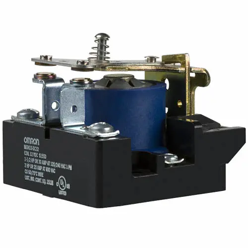 Mgn1X-Dc12 12V Dc 1Pst High-Power Relay – 30A Square Chassis, Four-Terminal No Configuration 1