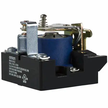 Mgn2C-Dc110 Square Power Relay: 2P2T, 30A, 110V Dc Coil, 120/240V Ac & 600V Ac Load 1