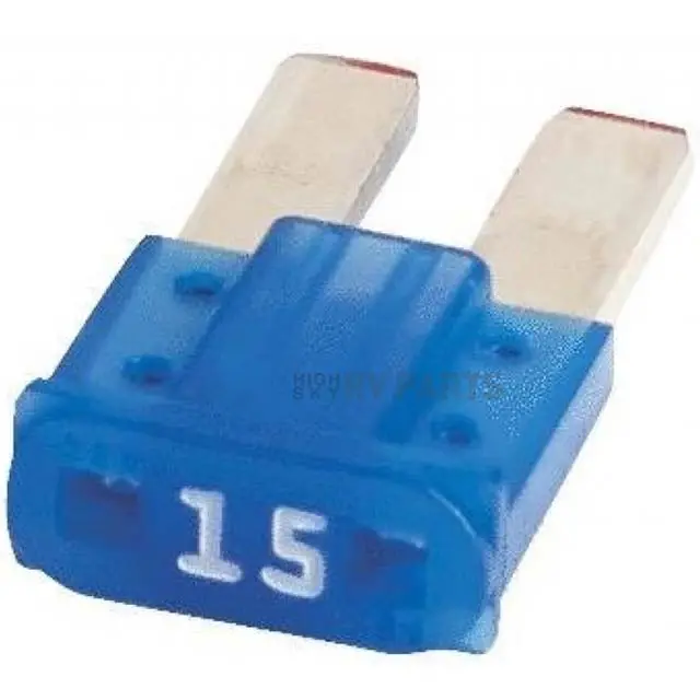Micro Blade Automotive Fuse – 15A, 32V, Blue, 10-Pack For Vehicle Electrical Systems 1