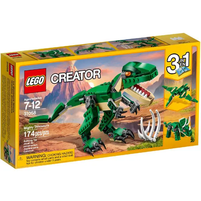 Mighty Dinosaurs Creator Building Set – 174-Piece Construction Kit 1