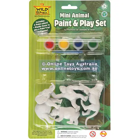 Mini Animal Paint & Play Craft Kit – Washable Art Activity Set For Kids 1