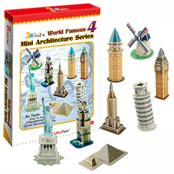 Mini Architectures Series 4: 60-Piece 3D Cubic Puzzle 1