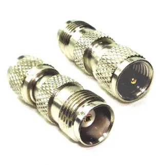 Mini-Uhf To Tnc Adapter: Uhf-Male Plug To Tnc-Female Jack 1