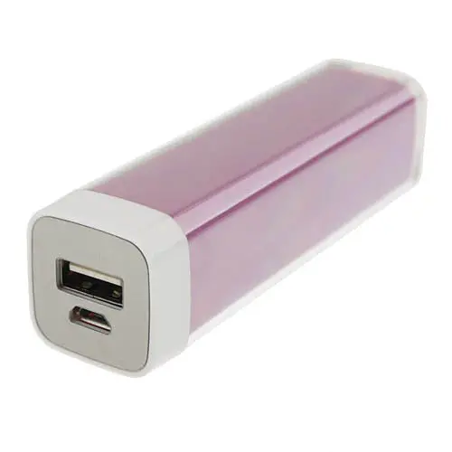 Ml-2600-Pink: 2600Mah External Battery In Pink – On-The-Go Charging Kit 1