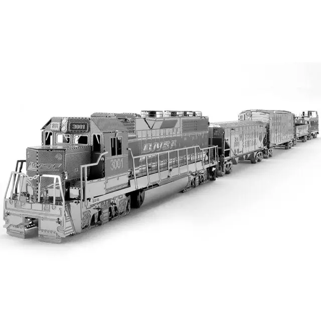 Mmg104 – Freight Train Collectible Set: Engine + 4 Detachable Cars 1