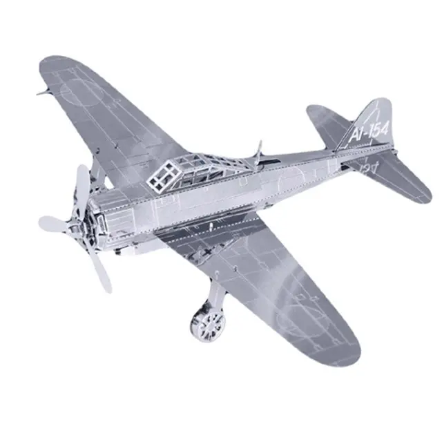 Mms028 – Mitsubishi A6M Zero Fighter – Historical 3D Metal Earth Model 1