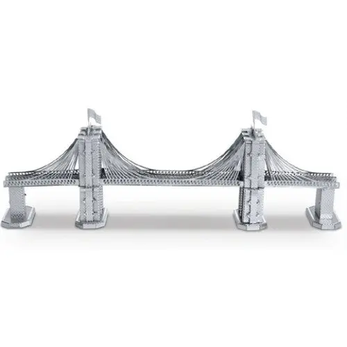 Mms048 – Brooklyn Bridge – Two-Sheet 3D Laser-Cut Metal Kit 1
