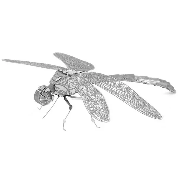 Mms064 - Dragonfly Laser-Cut 3D Metal Earth Model 1