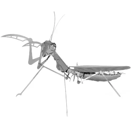 Mms069C1 - Praying Mantis Laser-Cut 3D Metal Earth Model 1
