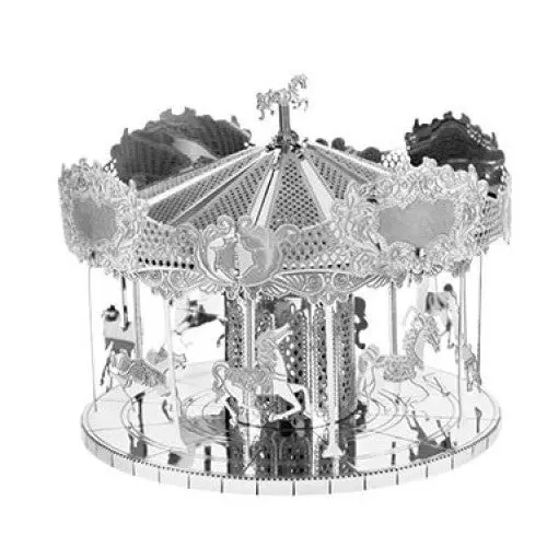 Mms089 - Merry-Go-Round Laser-Cut 3D Metal Earth Kit 1