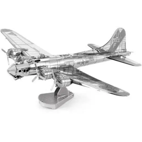 Mms091 - B-17 Flying Fortress Dual-Sheet Laser-Cut 3D Metal Earth Kit 1