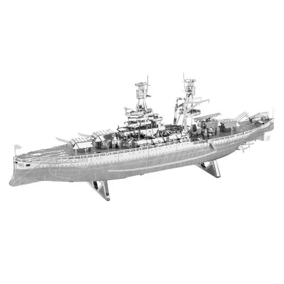 Mms097 - Uss Arizona Battleship Laser-Cut 3D Metal Earth Kit 1