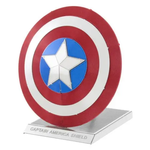 Mms321C1 - Captain America’S Shield Laser-Cut 3D Metal Earth Kit 1