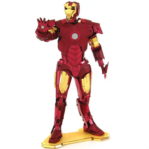 Mms322C1 - Iron Man Laser-Cut 3D Metal Earth Model 1