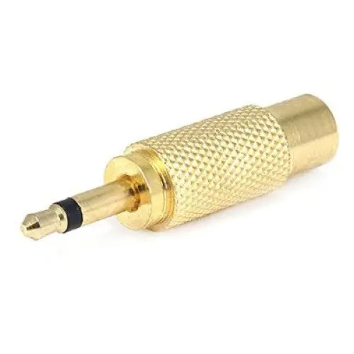 Mono Audio Adapter – 3.5 Mm Male To Rca Female, Standard Impedance 1