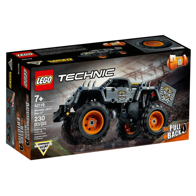 Monster Jam Max-D Creator Building Set: 230-Piece Stem-Compatible Construction Kit 1