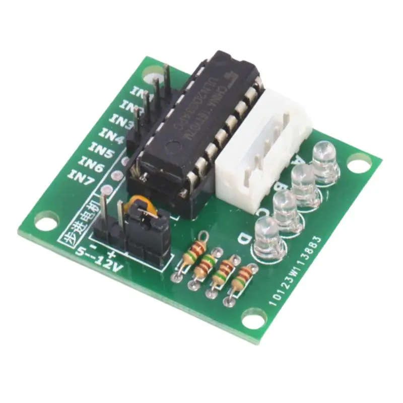 Motor-412846 Uln2003 Stepper Motor Driver Board – 4-Phase, 5-Wire, 5–12V, 0.5A Per Phase 1