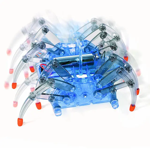 Motorized Robo Spider Toy – Eight-Legged Movement With Gearbox And Power Switch 1