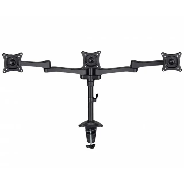 Mrc1304-A – Triple Monitor Desk Mount: Supports 13–27" Screens, 5 Kg Load, Tilt & Swivel 1