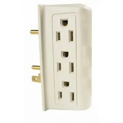 Mrul020 Six-Outlet Wall Tap With Side-Entry Design – 15A / 125V / 1875W 1
