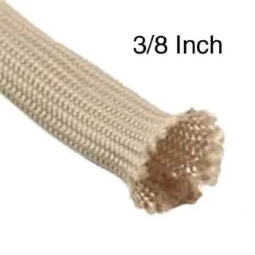 Natural Fiberglass Expandable Sleeving – 3/8 In Diameter, 10 Ft Length, 240°C Rated 1