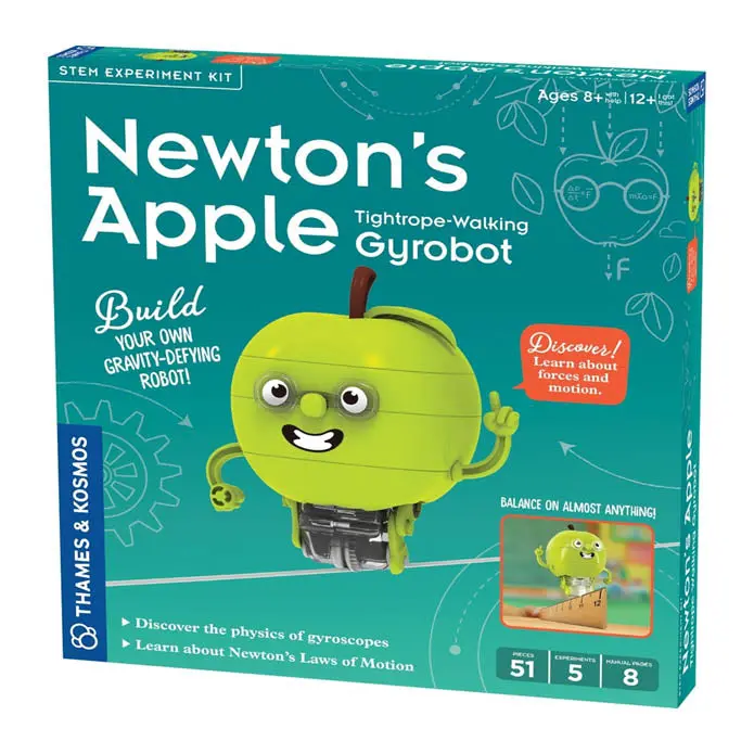 Newton'S Apple Gyrobot: Tightrope Walking Stem Toy 1