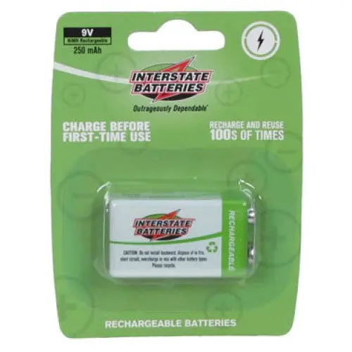 Nic5117 Rechargeable Nimh 9V Battery: 250Mah, Low-Self-Discharge Design 1