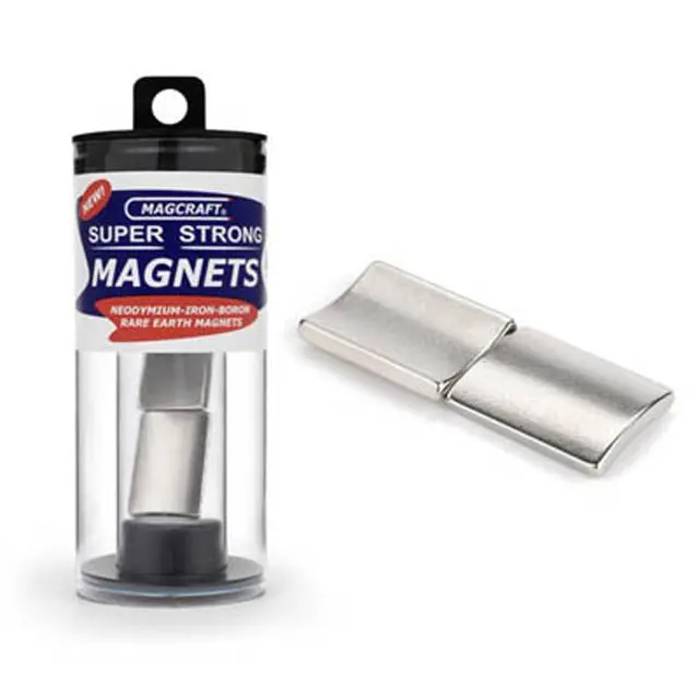 Nsn0625 – 25.4 Mm Arc Magnet With 22.22 Mm Inner Radius – 45° Segment, 2-Pack 1
