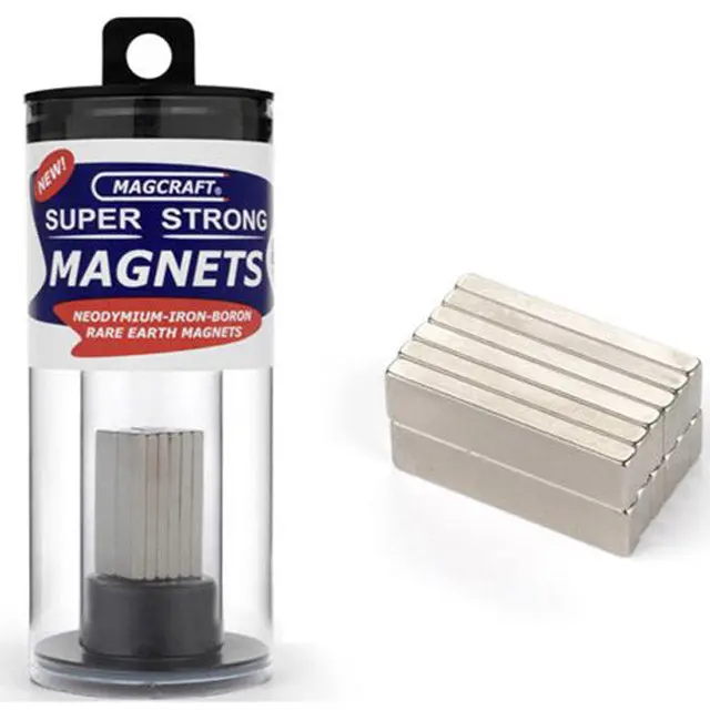 Nsn0834 – 25.4 × 6.3 × 2.5 Mm Neodymium Magnet Block – 12-Pack, 2 Kg Pull Strength 1