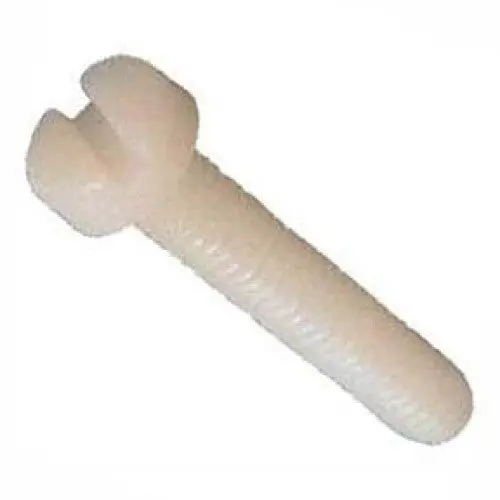 Nylon Screw 8-32 × 1 In, Slotted Head — Pack Of 6 1