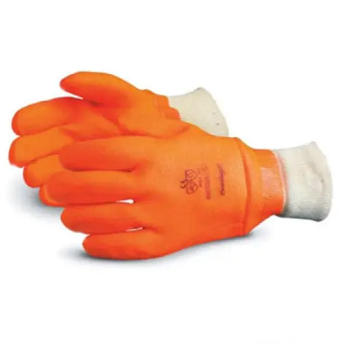 Orange Foam-Insulated Knit-Wrist Work Gloves 1