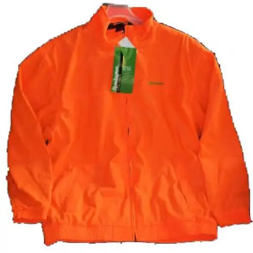 Orange Rain Jacket – Medium Fit, Waterproof, Ansi Class 3 High-Visibility Design 1