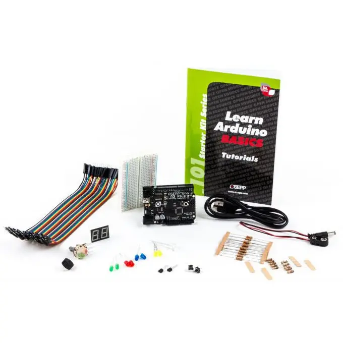 Osepp Basic Starter Kit 101 – Beginner-Friendly Arduino-Compatible Kit With Uno Board 1