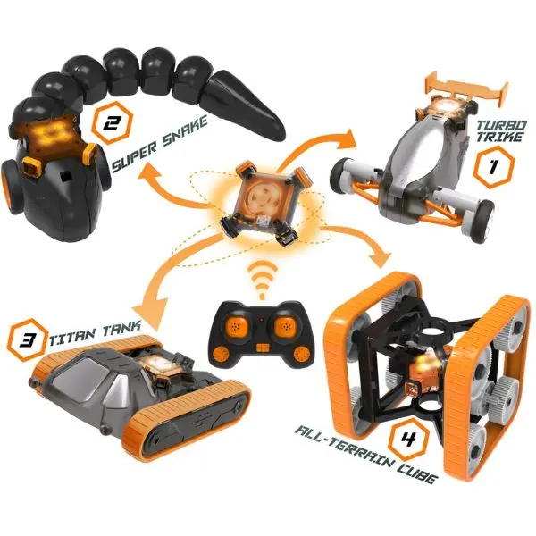 Owi-4004: Ai-Powered Radio-Controlled Modular Robotics Kit (4-In-1 Stem Build) 1