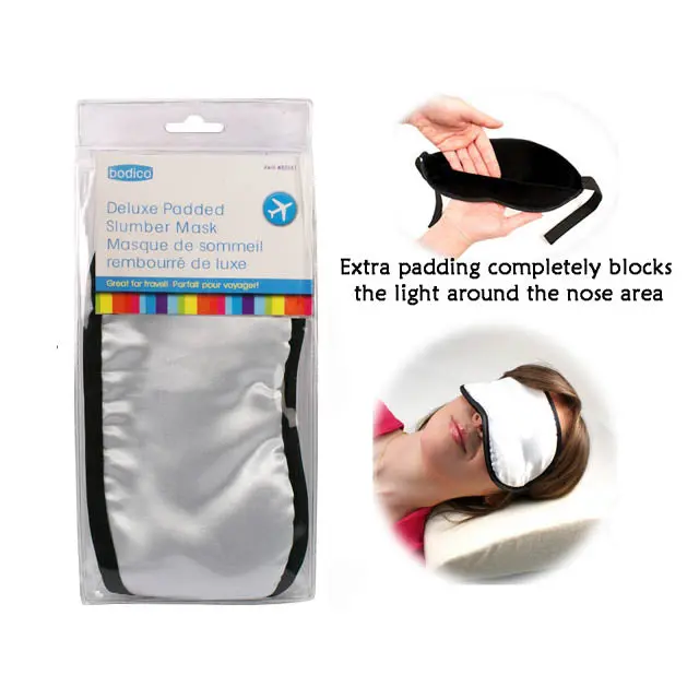 Padded Eye Mask With Pvc Storage Pouch & Insert Card 1