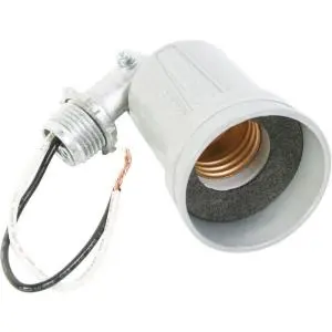 Par38 Lamp Holder – 120V, 150W Weatherproof Fixture For Wall Or Ceiling Mounting 1