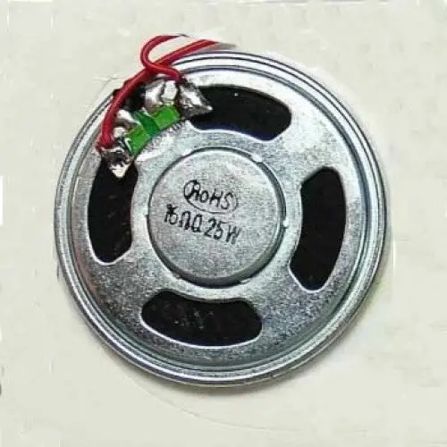 Pb240 Miniature Round Speaker – 1.6-Inch Diameter, 16 Ω, 0.25W, High-Fidelity Audio Output 1