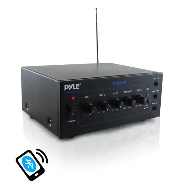 Pcm21Bt - Compact Bluetooth Stereo Amplifier: 2 X 40W Rms Output 1