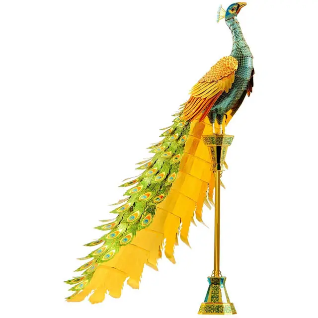 Peacock Metal Earth 3D Model Kit – Precision Laser-Cut Sheet Assembly (Icx112) 1