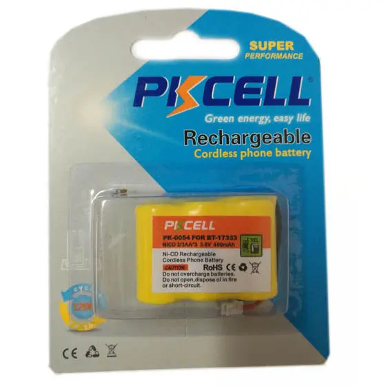 Pk-0054-Universal – Ni-Cd 2/3Aa Batteries (3×1.2V, 400Mah, 3.6V) With Universal Connector 1