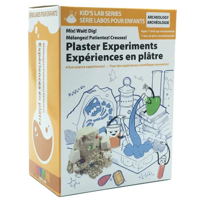Plaster-Based Science Experiments – 4-Activity Discovery Kit 1