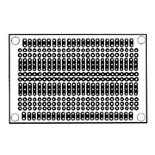 Pn-104 Small-Format Power-Bus Pcb – 2 × 3 Inch Etched Stainless Steel, 1–3 Pad Options 1