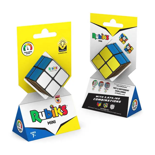 Pocket-Sized Rubik’S Mini Cube – 2×2 Portable Brain Teaser 1