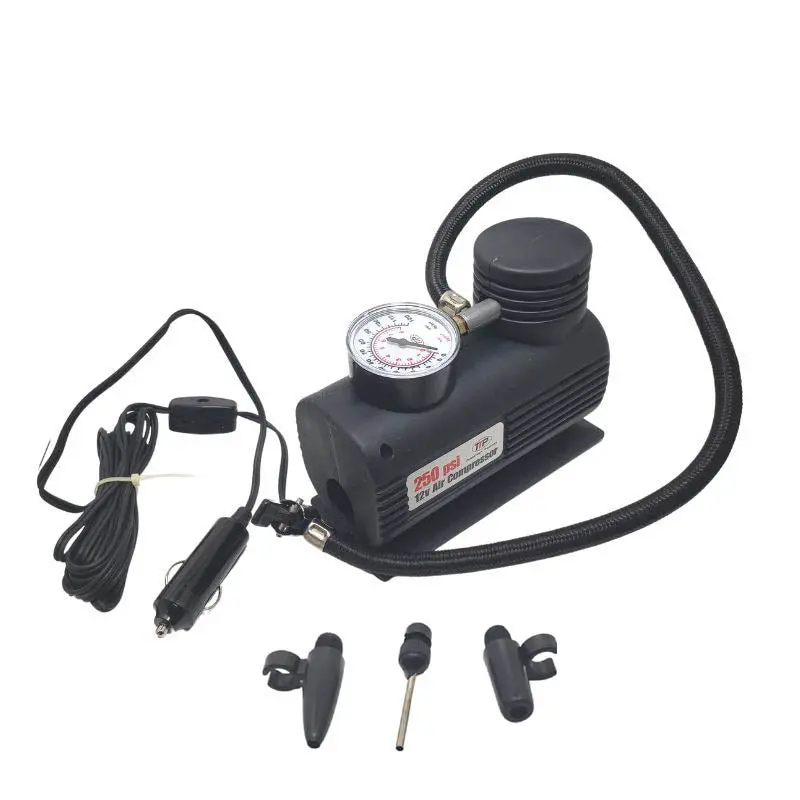 Portable 12V Air Compressor: Up To 250 Psi For On-The-Go Inflation 1